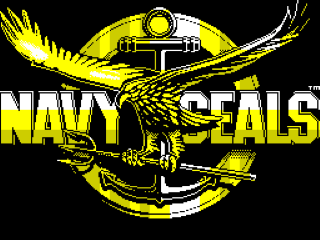 Navy SEALS title screen for ZX Spectrum